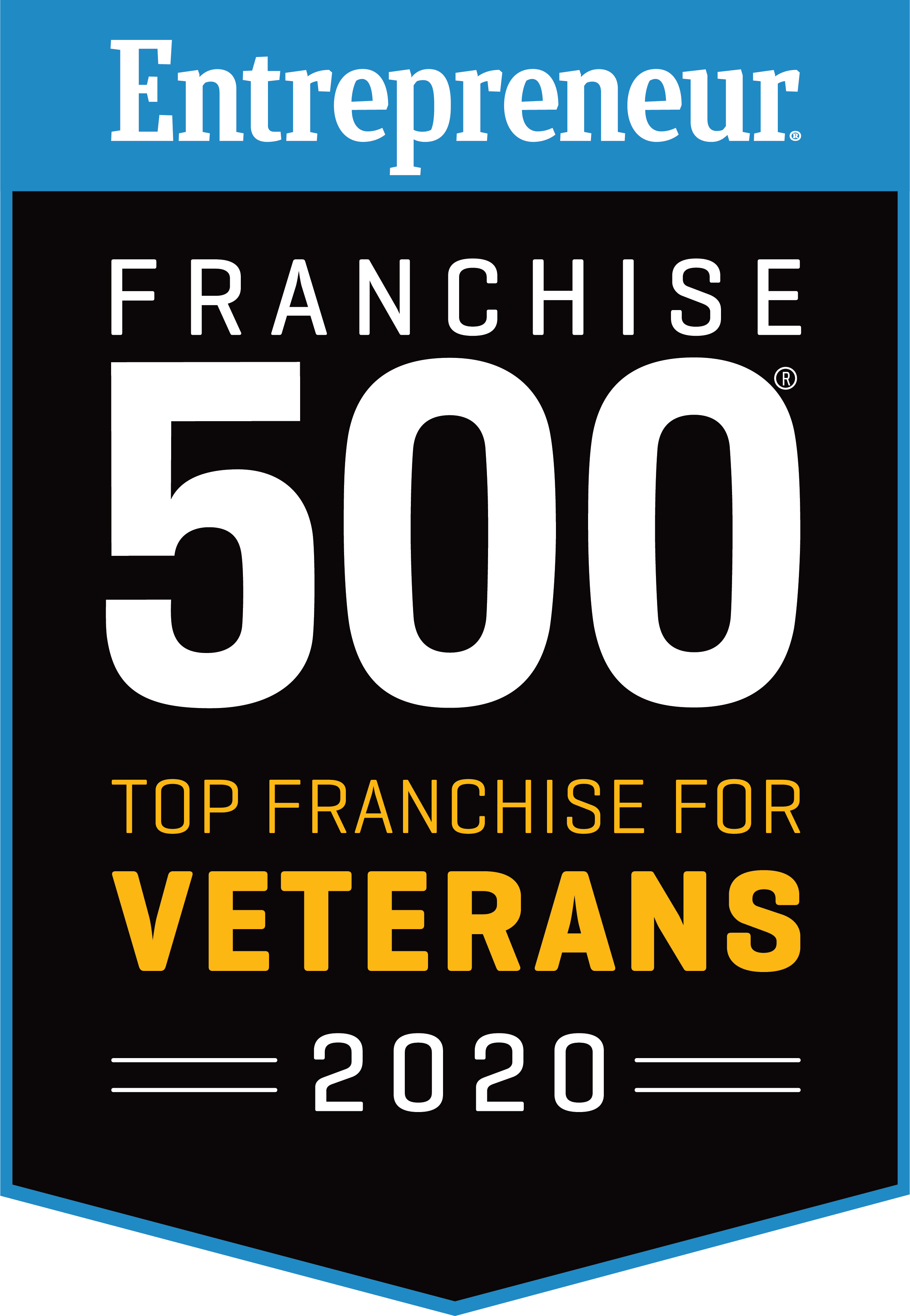 Franchise 500 Top Franchise for Veterans